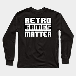 Retro Games Matter Long Sleeve T-Shirt